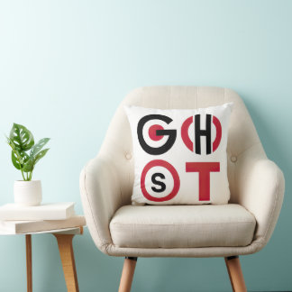 Coussin Texte du fantôme