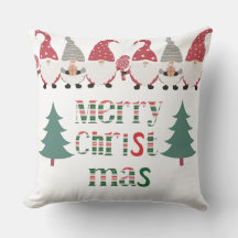 Texte unique Père Noël avec arbres rouge vert et b