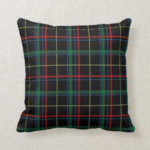Coussin Textile de tartan de plaid