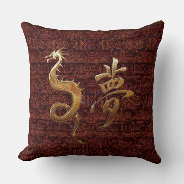 Coussin Textiles Asiatiques (Recto)