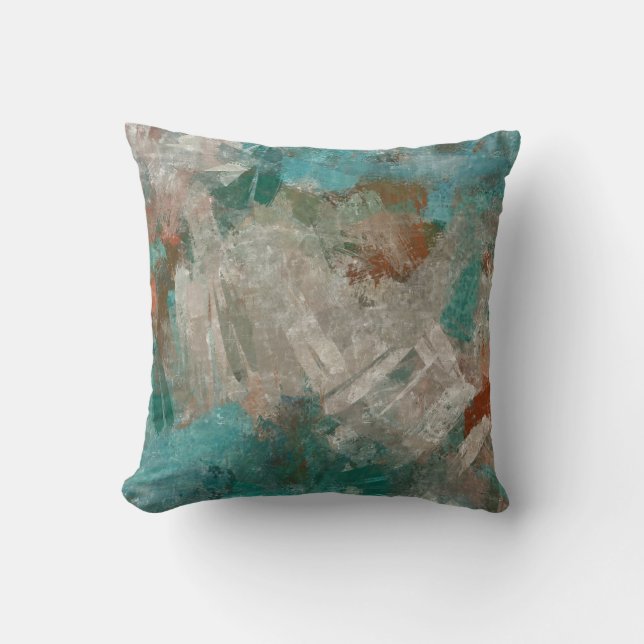 Coussin Texture Abstraite Psychédélique Des Trucs. (Recto)