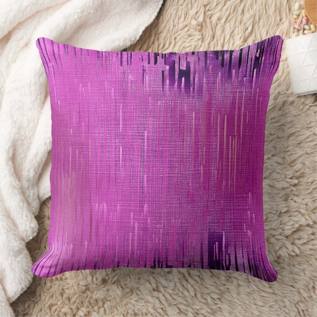 Coussin Texture abstraite violette (Couverture)