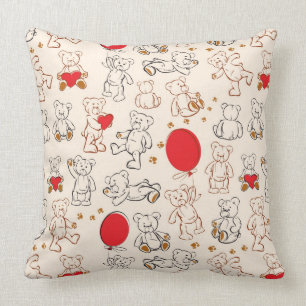 Coussin Texture avec le nounours