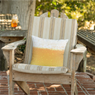 Coussin Texture de la bière