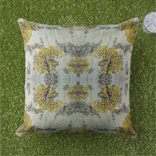 Coussin Texture de l'écorce d'Aspen