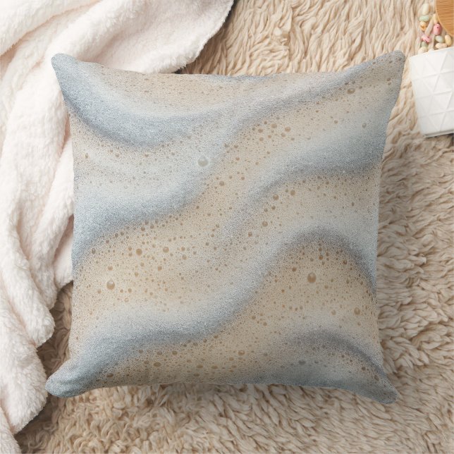 Coussin Texture de mousse de café  (Couverture)