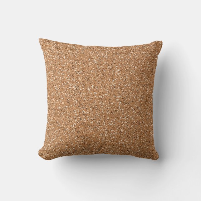 Coussin texture de pierre brune (Recto)