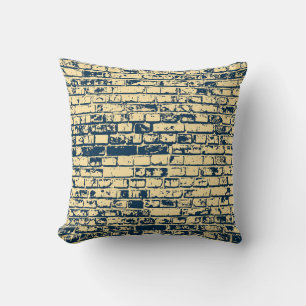 Coussin Texture d'un mur en brique. Design élégant de papi