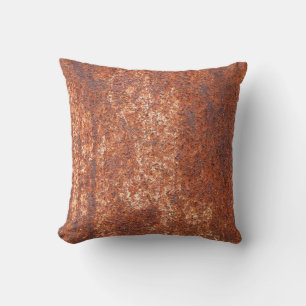 Coussin Texture en acier rouillé, arrière - plan abstrait.