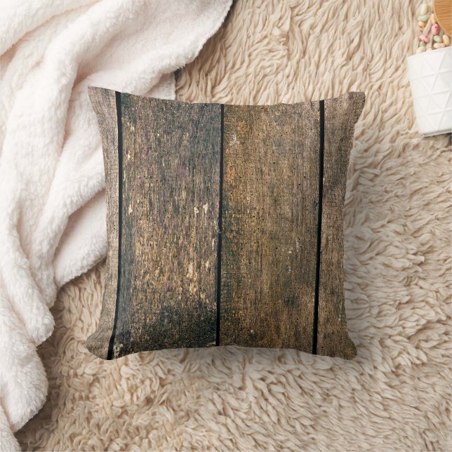 Coussin Texture en bois (Couverture)