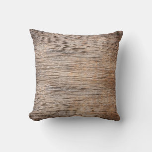 Coussin Texture en bois brut Jeter l'oreiller