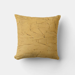 Coussin texturé en or