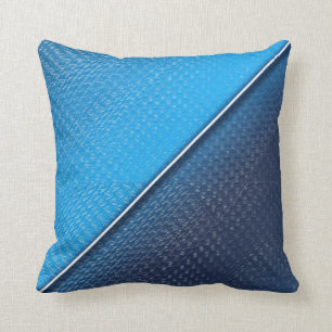 Coussin Texture extérieure balayée métallique abstraite