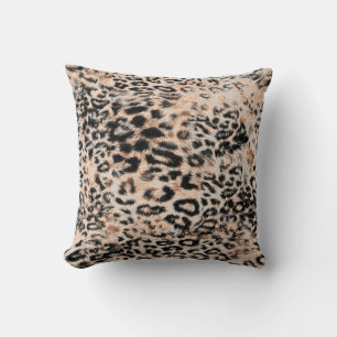 Coussin Texture léopard, motif poster de animal léopard