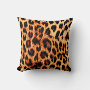 Coussin Texture léopard, motif sans couture d'animal afric