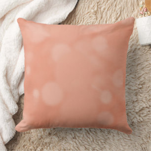 Coussin Texture Métallique Abstraite Or Rose Moderne