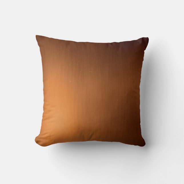 Coussin Texture métallique en cuivre affaissée 24 (Recto)