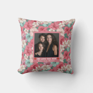 Coussin Texture Tropicale Mère Maman Photo Côtière