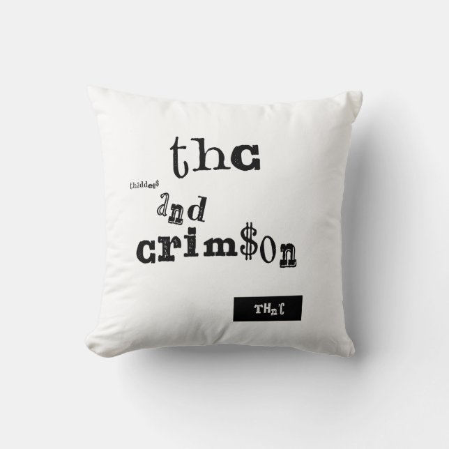 Coussin thaddeus & crimson (Recto)