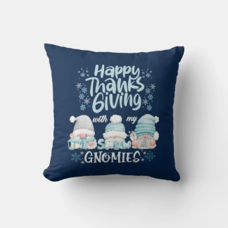 Coussin Thanksgiving Avec Mes Gnomies Automne Gnome Automn