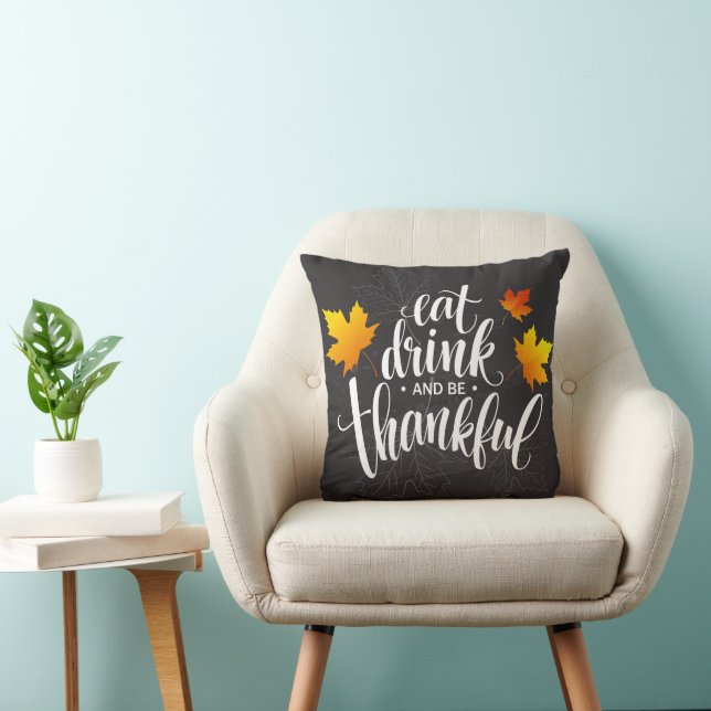 Coussin Thanksgiving Holiday Thanksgiving Pillow (Chaise)