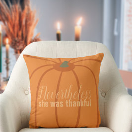 Coussin Thanksgiving Orange moderne Thanksgiving Jeu d'ore