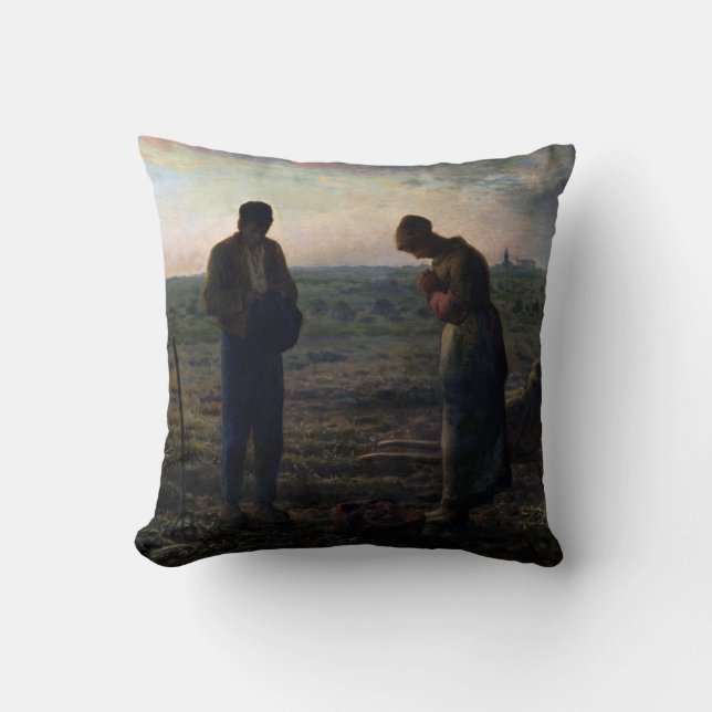 Coussin The Angelus, Jean-François Millet, 1857-1859 (Recto)