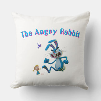 Coussin The angry rabbit 