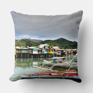 Coussin The colors of Busuanga Port
