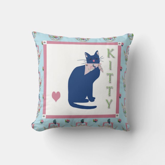 Coussin Thé de Kitty (Recto)