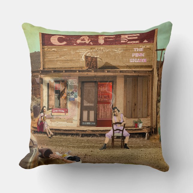 Coussin The Pink Snake (Recto)