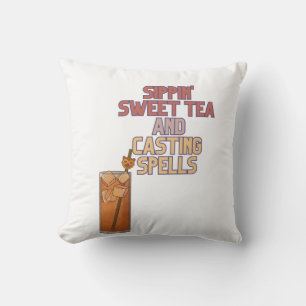 Coussin Thé sucré et épices Humour de cuisine