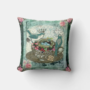 Coussin Thé vert