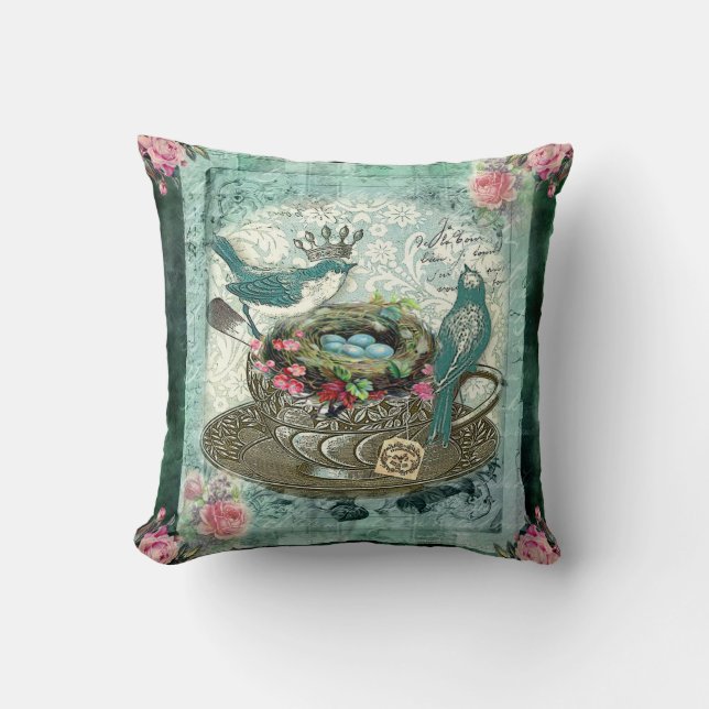 Coussin Thé vert (Recto)