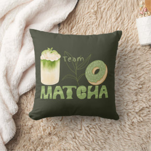 Coussin Thé vert matcha, Tout est meilleur avec du matcha