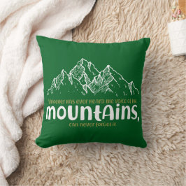 Coussin The Voice of the Mountains