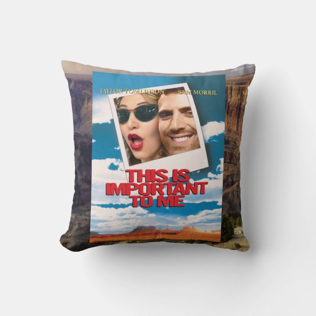 Coussin Thelma et Louise - C'est important pour moi - (Recto)