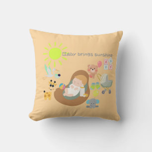 Coussin Thème bébé