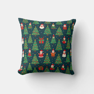 Coussin Thème de vacances de Noël