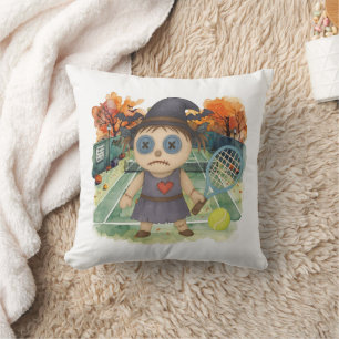 Coussin Thème du Tennis Halloween