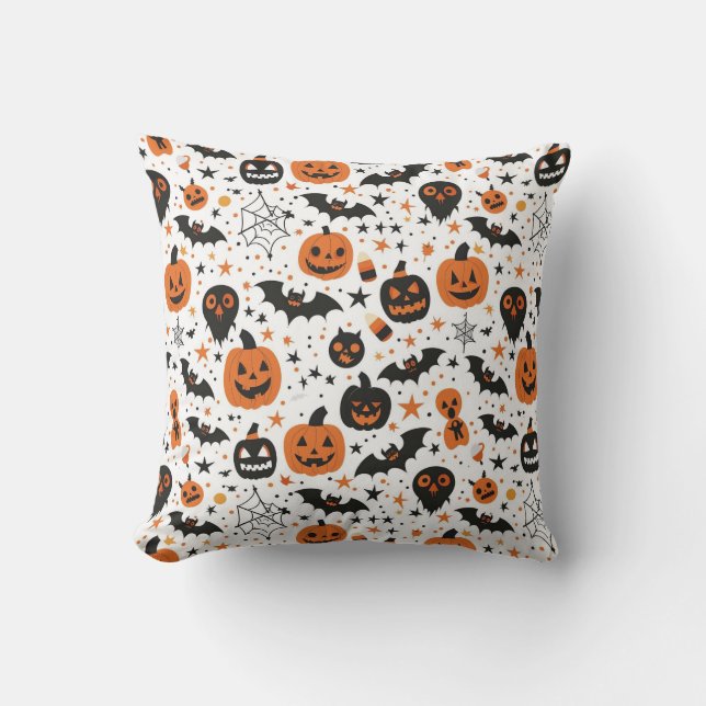Coussin Thème Halloween (Recto)