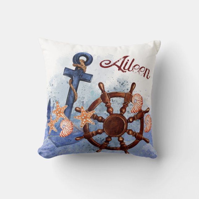 Coussin Thème Mariage Plage Bridesmaid Idée cadeau (Recto)