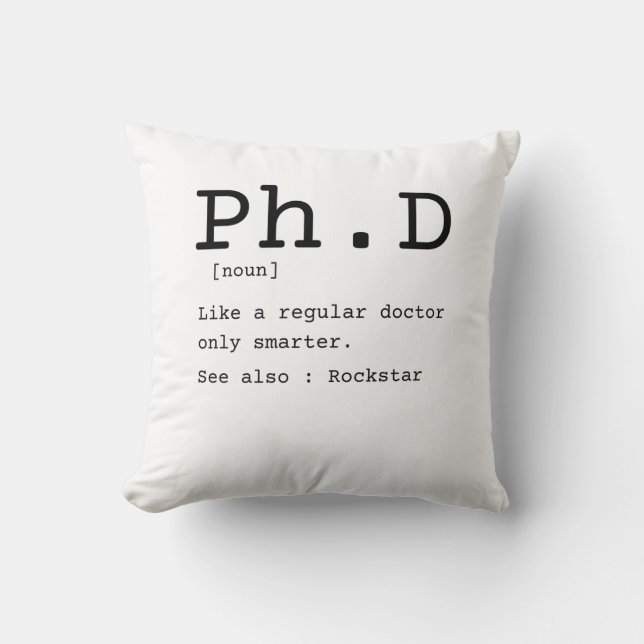 Coussin Théorie de la philosophie Doctorat thèse (Recto)