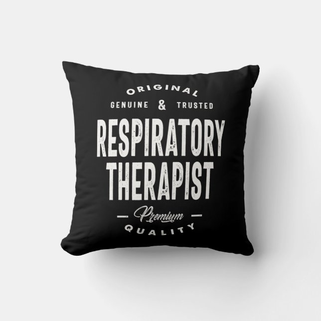 Coussin Thérapeute respiratoire Titre du poste Cadeau (Recto)