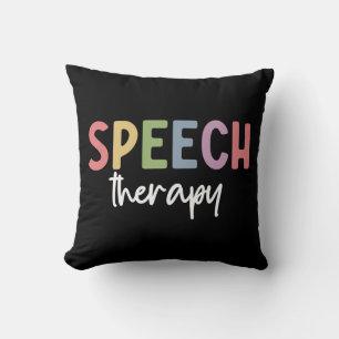 Coussin Thérapie vocale SLP Discours Cadeaux pathologistes