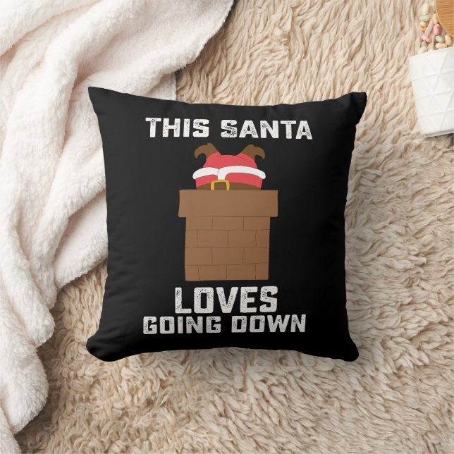 Coussin This Santa Loves Going (Couverture)