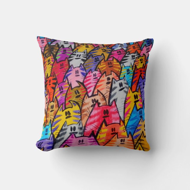 Coussin THP - 053 - Chats - Pilote (Recto)