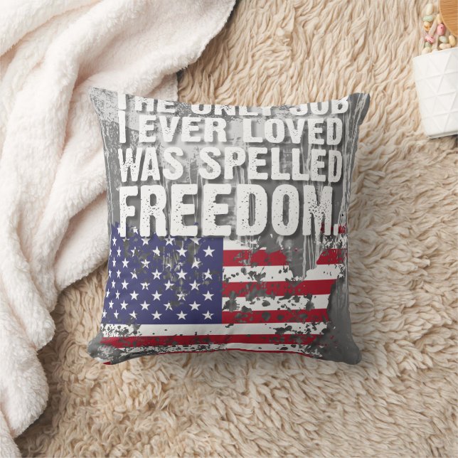 Coussin Throw Pillow – Freedom Job (Couverture)