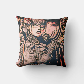 Coussin Throw Pillow The rebellion woman 
