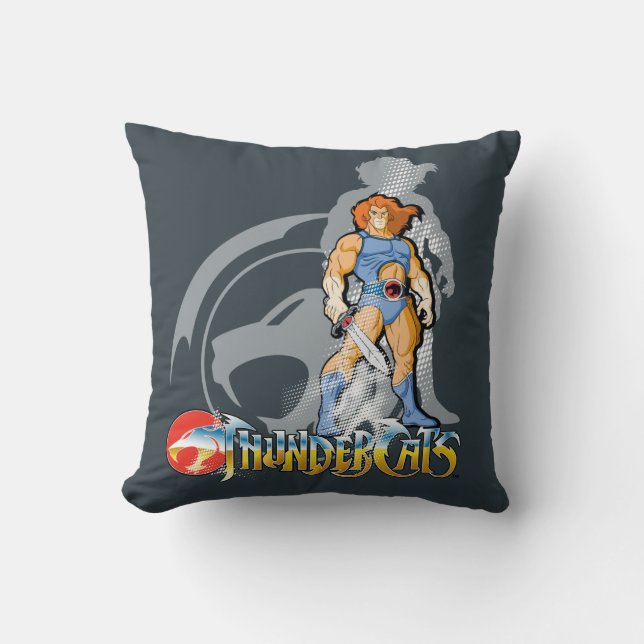Coussin ThunderCats | Graphique de l'ombre de demi-tour Li (Recto)